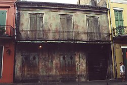 The preservation jazz hall, a famous landmark, is perhaps the most unimpressive building in the whole of New Orleans.