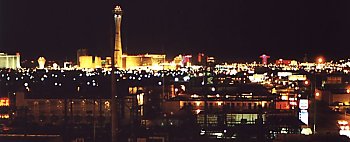 The view of the strip from my hotel room