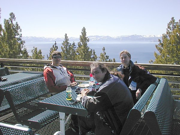 Ben, Paul and I with Lake Tahoe in the background